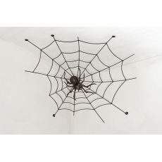 Kovaný pavouk na pavučině