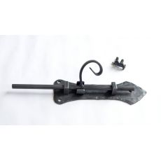 Kovaná petlice, hašpa, obrtlík, záklopka se západkou